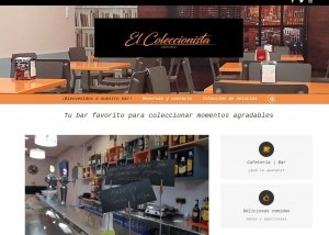 Nuestro equipo creativo recibió el encargo de crear la web corporativa para el Bar El Coleccionista.